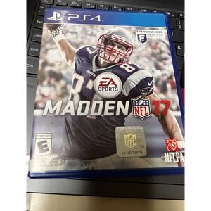 Madden NFL 17 Sony PlayStation 4 PS4 EA‎ Sports Football Game Rob Gronkowski